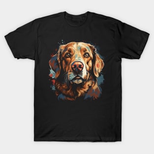 Patriotic Golden Retriever T-Shirt